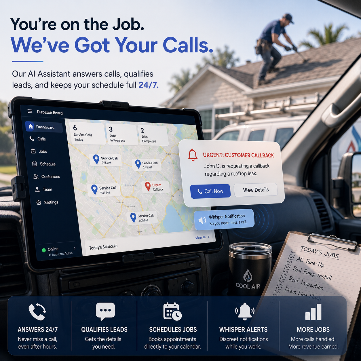 Featured Services HVAC Mockup